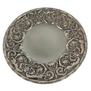 Vintage Wilton Armetale William Mary Plate 8.5 Inch Alloy Dessert Serving USA 19